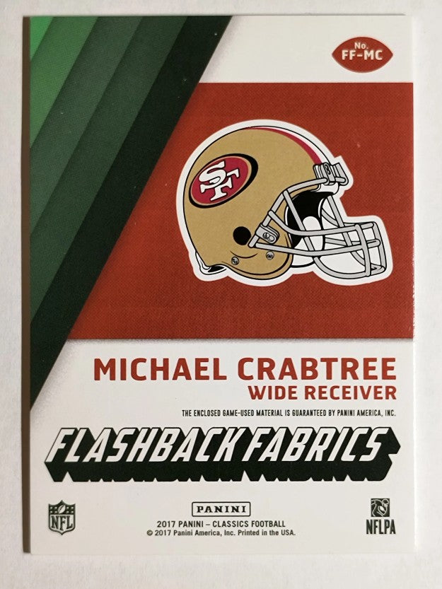 2017 Classics Flashback Fabrics #20 Michael Crabtree/299