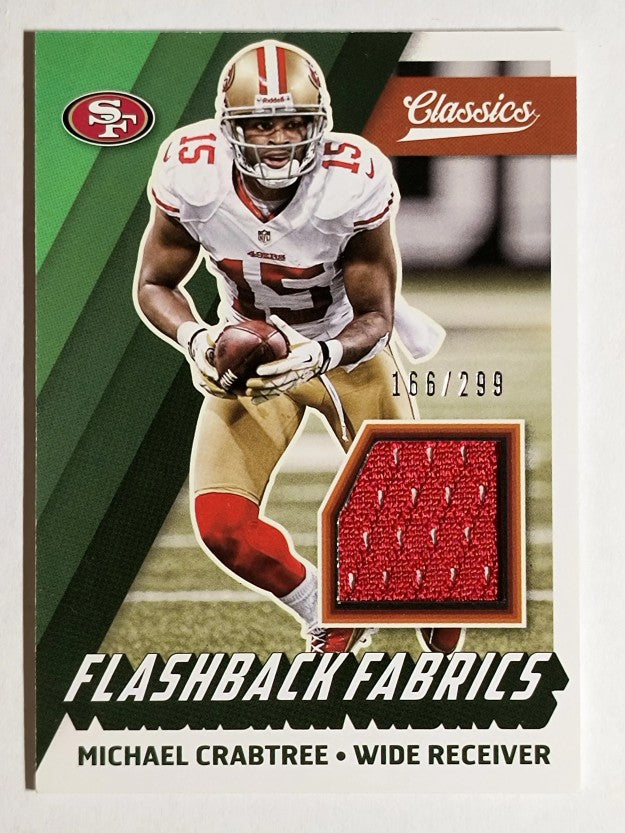 2017 Classics Flashback Fabrics #20 Michael Crabtree/299