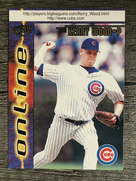 1998 Pacific Online #157A K.Wood Pitching Close-Up