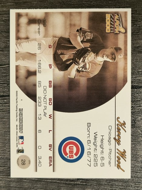 2000 Aurora #28 Kerry Wood