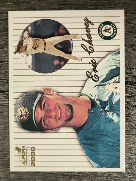2000 Aurora Pinstripes #102 Eric Chavez