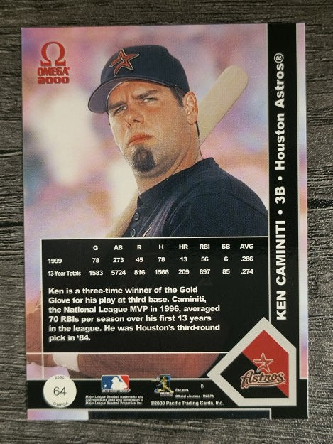 2000 Pacific Omega #64 Ken Caminiti