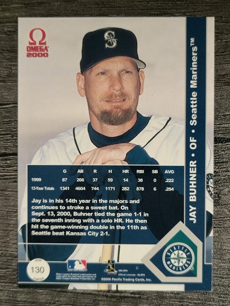2000 Pacific Omega #130 Jay Buhner