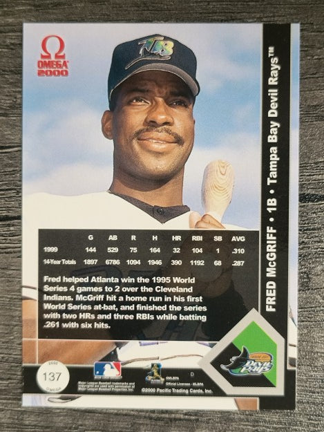 2000 Pacific Omega #137 Fred McGriff