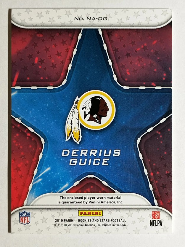 2019 Rookies and Stars NFL Authentic Jerseys #29 Derrius Guice