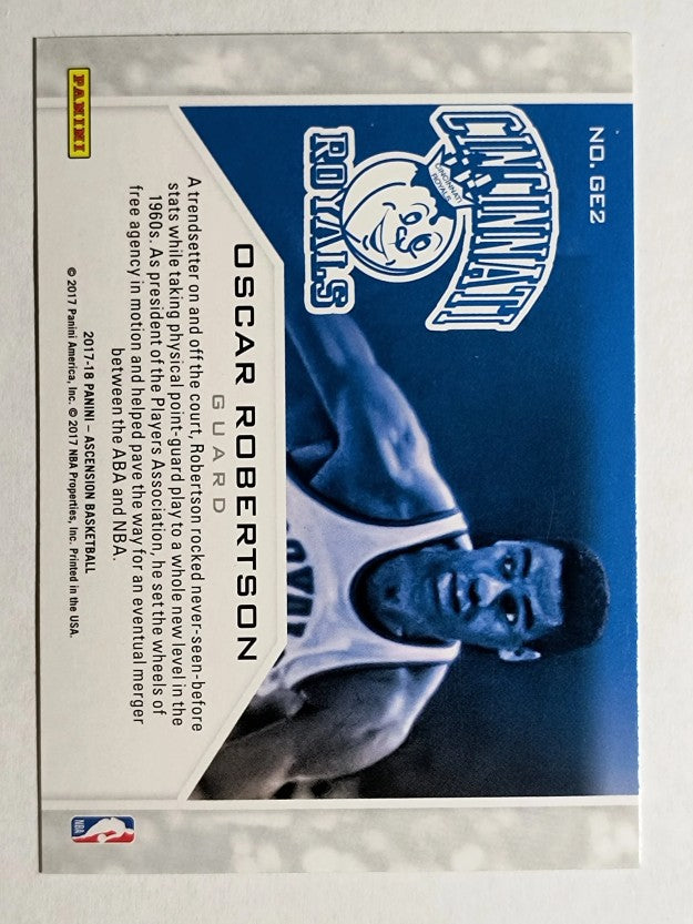 2017-18 Panini Ascension Golden Era #2 Oscar Robertson