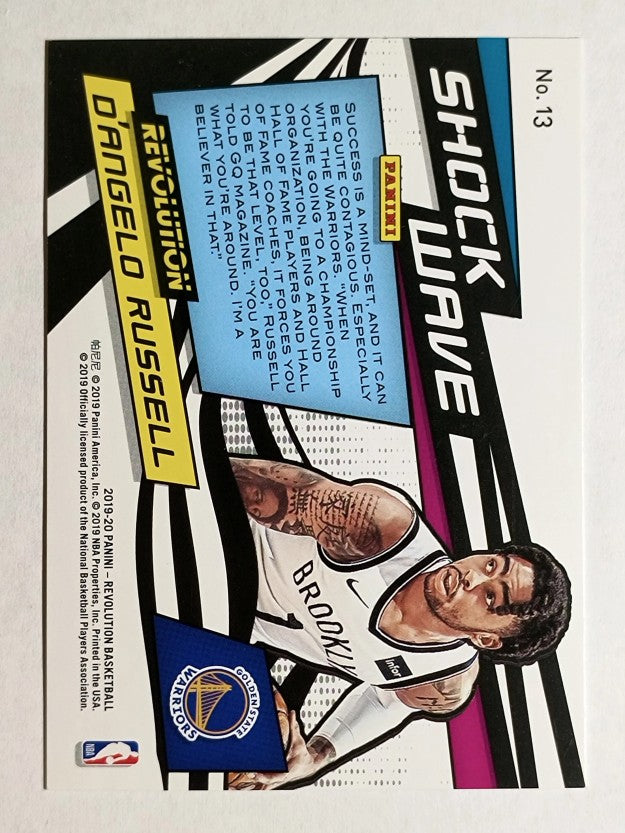 2019-20 Panini Revolution Shock Wave #13 D'Angelo Russell