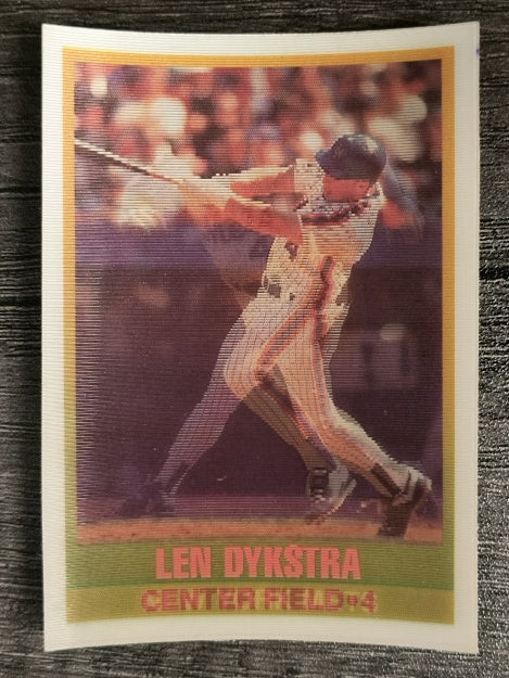 1989 Sportflics #123 Len Dykstra