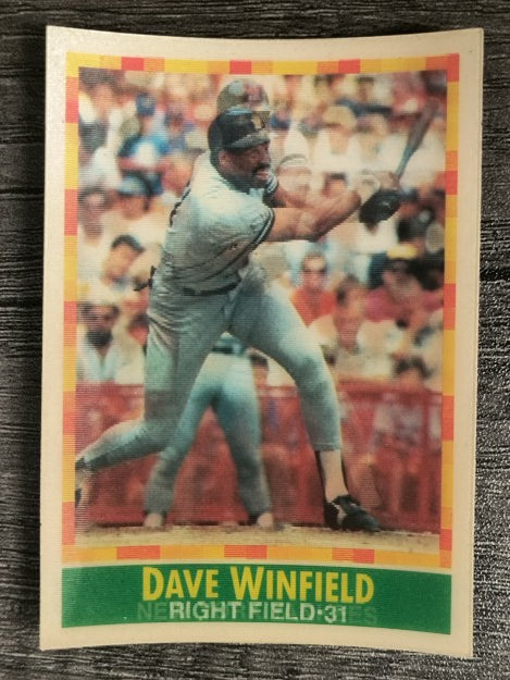 1990 Sportflics #87 Dave Winfield