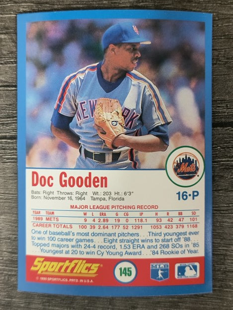 1990 Sportflics #145 Dwight Gooden