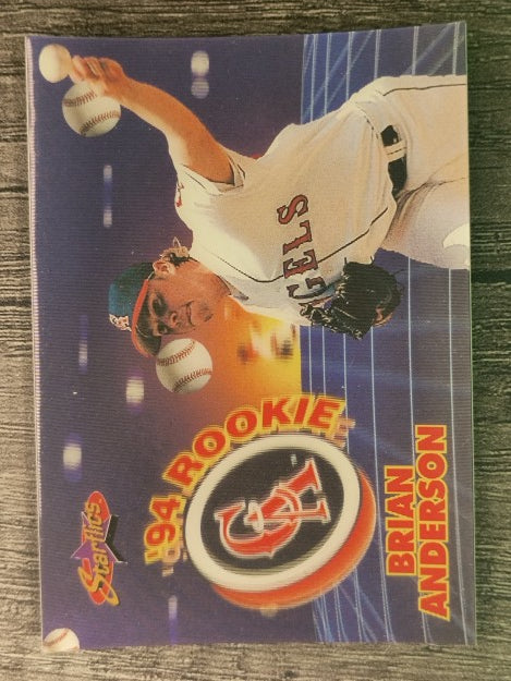 1994 Sportflics Rookie/Traded Rookie Starflics #TR10 Brian Anderson