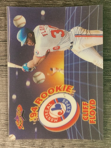 1994 Sportflics Rookie/Traded Rookie Starflics #TR12 Cliff Floyd
