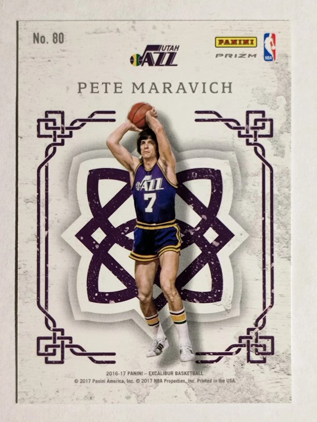 2016-17 Panini Excalibur Crusade Silver #80 Pete Maravich