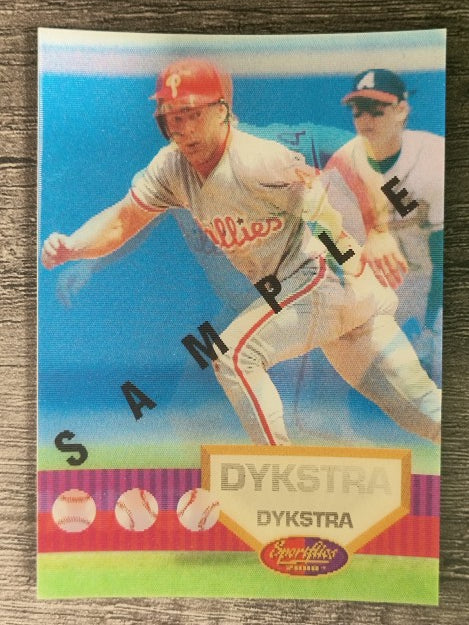 1994 Sportflics Samples #1 Len Dykstra