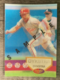1994 Sportflics Samples #1 Len Dykstra