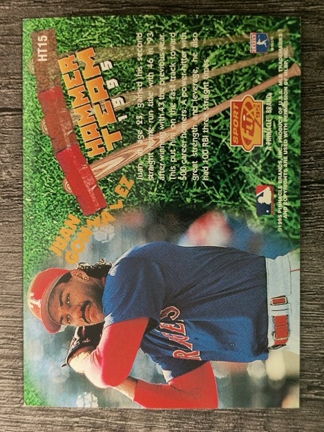 1995 Sportflix Hammer Team #HT15 Juan Gonzalez