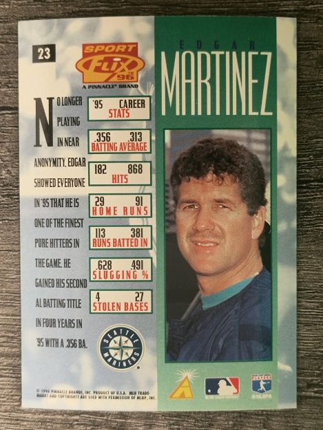 1996 Sportflix #23 Edgar Martinez