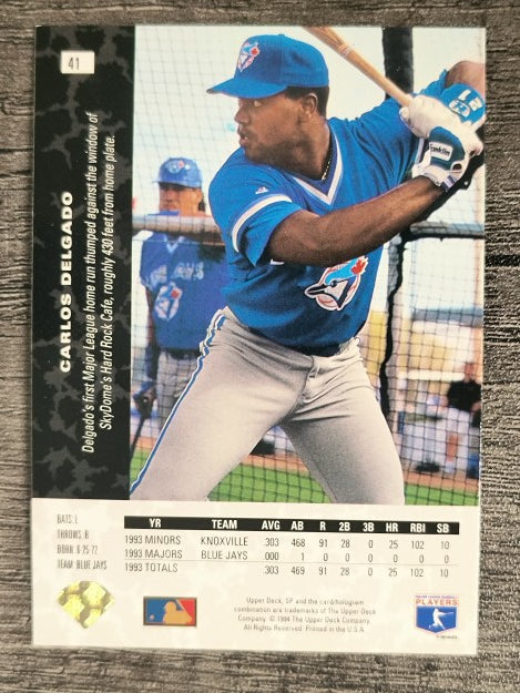 1994 SP #41 Carlos Delgado