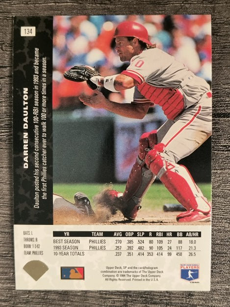 1994 SP #134 Darren Daulton