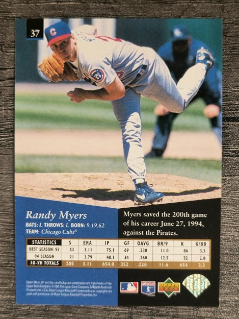 1995 SP #37 Randy Myers
