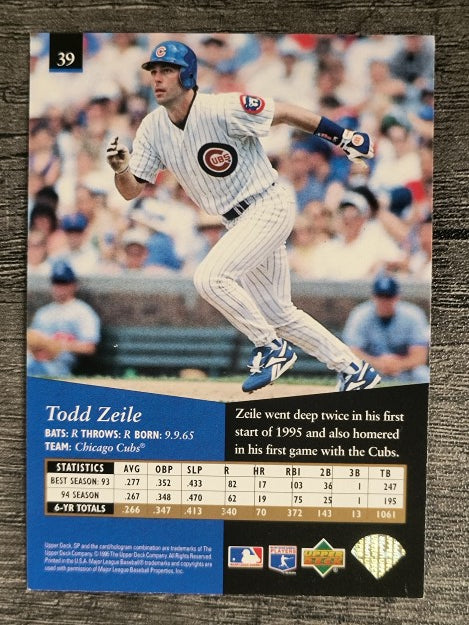 1995 SP #39 Todd Zeile