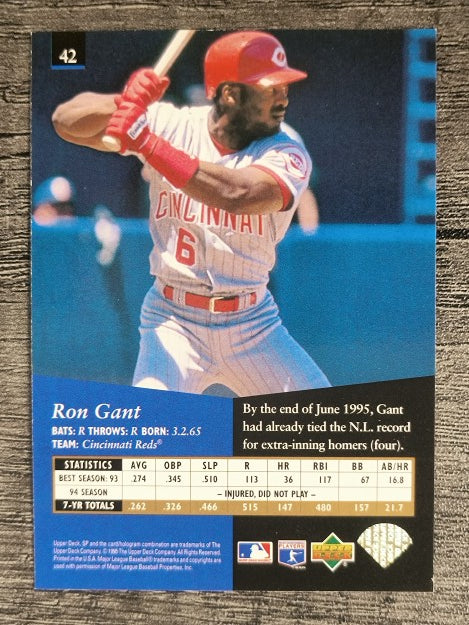 1995 SP #42 Ron Gant