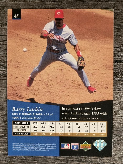 1995 SP #45 Barry Larkin
