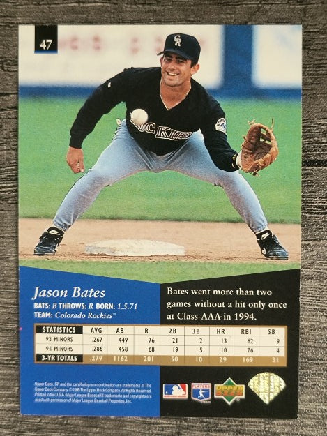 1995 SP #47 Jason Bates