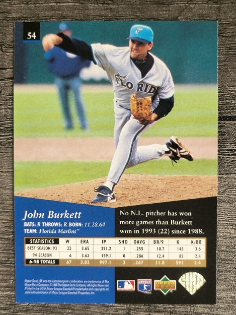 1995 SP #54 John Burkett