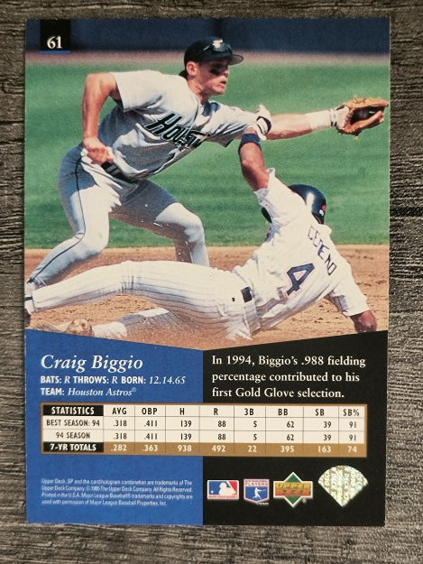 1995 SP #61 Craig Biggio