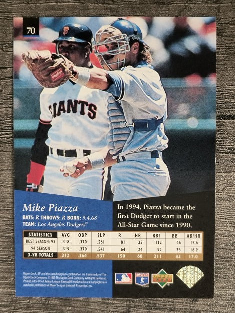 1995 SP #70 Mike Piazza