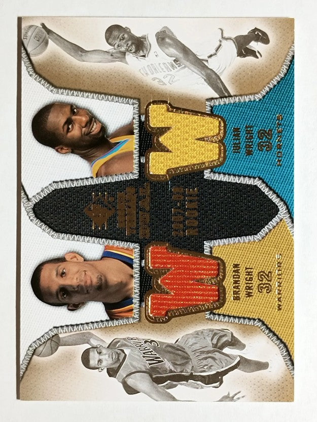 2007-08 SP Rookie Threads Rookie Threads Dual #WW Brandan Wright/Julian Wright