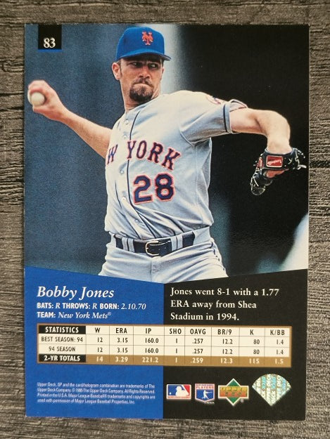1995 SP #83 Bobby Jones