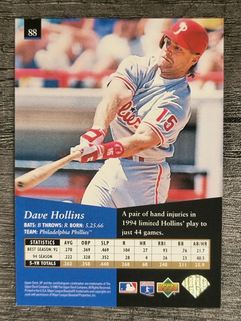 1995 SP #88 Dave Hollins