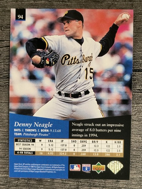 1995 SP #94 Denny Neagle