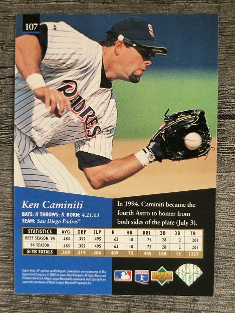 1995 SP #107 Ken Caminiti