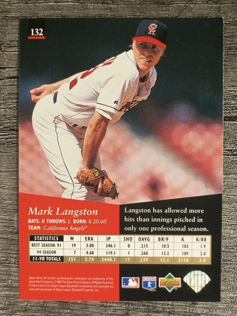 1995 SP #132 Mark Langston
