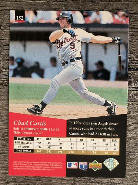 1995 SP #152 Chad Curtis
