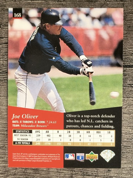 1995 SP #168 Joe Oliver