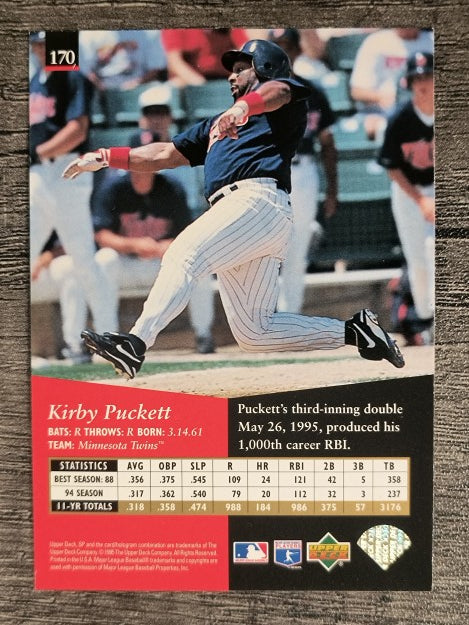 1995 SP #170 Kirby Puckett