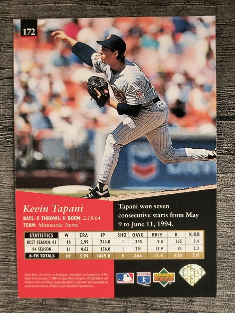 1995 SP #172 Kevin Tapani