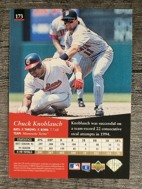 1995 SP #173 Chuck Knoblauch