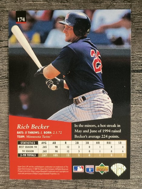 1995 SP #174 Rich Becker