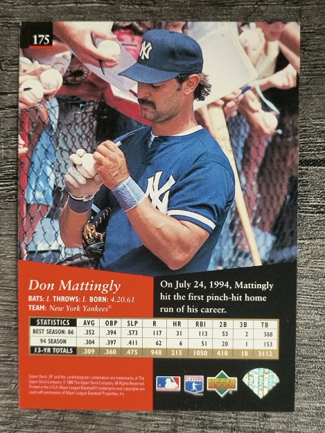 1995 SP #175 Don Mattingly