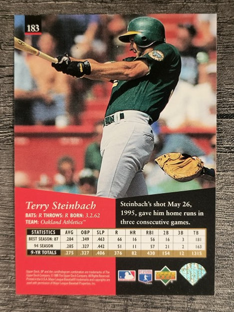1995 SP #183 Terry Steinbach