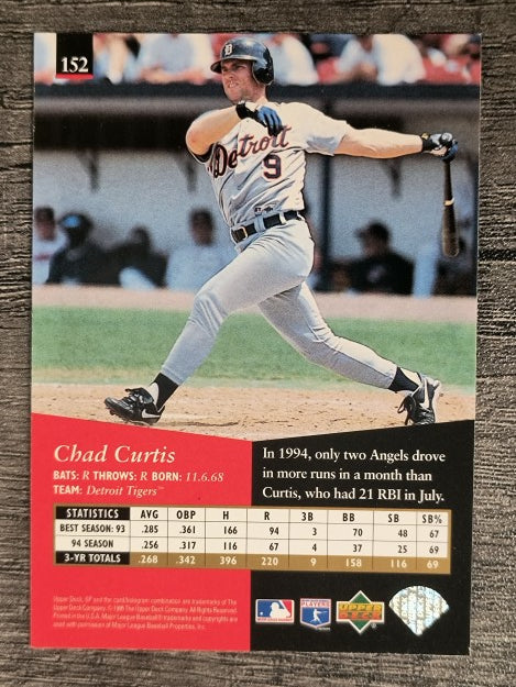1995 SP Silver #152 Chad Curtis