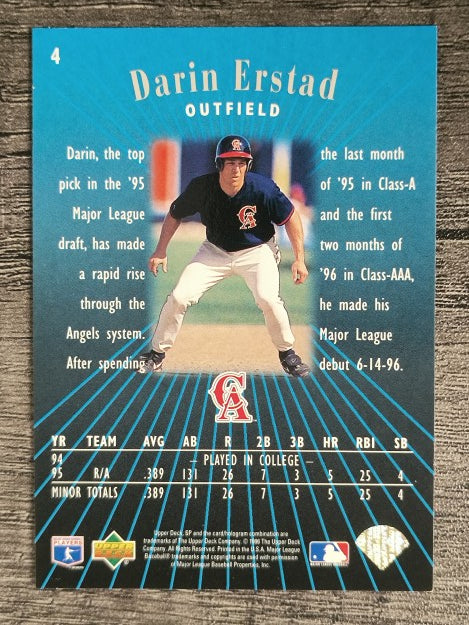 1996 SP #4 Darin Erstad FOIL RC (NM)