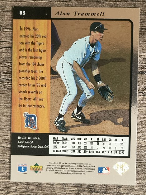 1996 SP #85 Alan Trammell