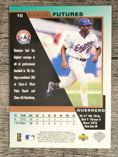 1997 SP #10 Vladimir Guerrero FOIL