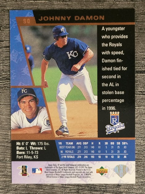 1997 SP #90 Johnny Damon